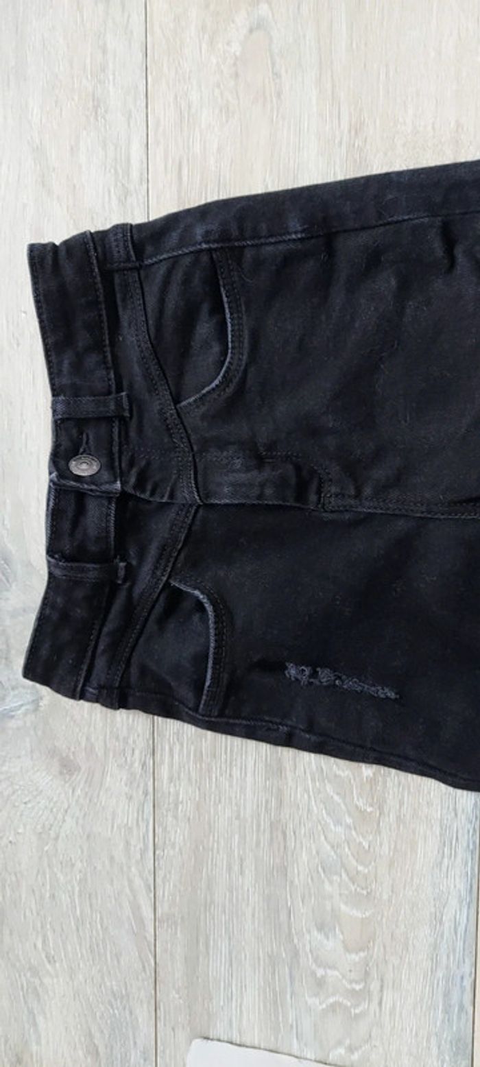 Pantalon jean s noir, slim, épais, XXS/12 ans, peu mis - photo numéro 7