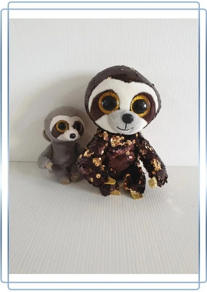 Lot de 2 petites peluches beanie boos, très bon état