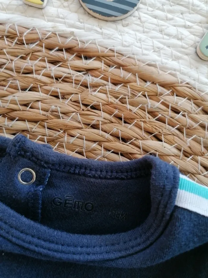 Pyjama une pièce en coton - Gémo - 18 mois - photo numéro 2