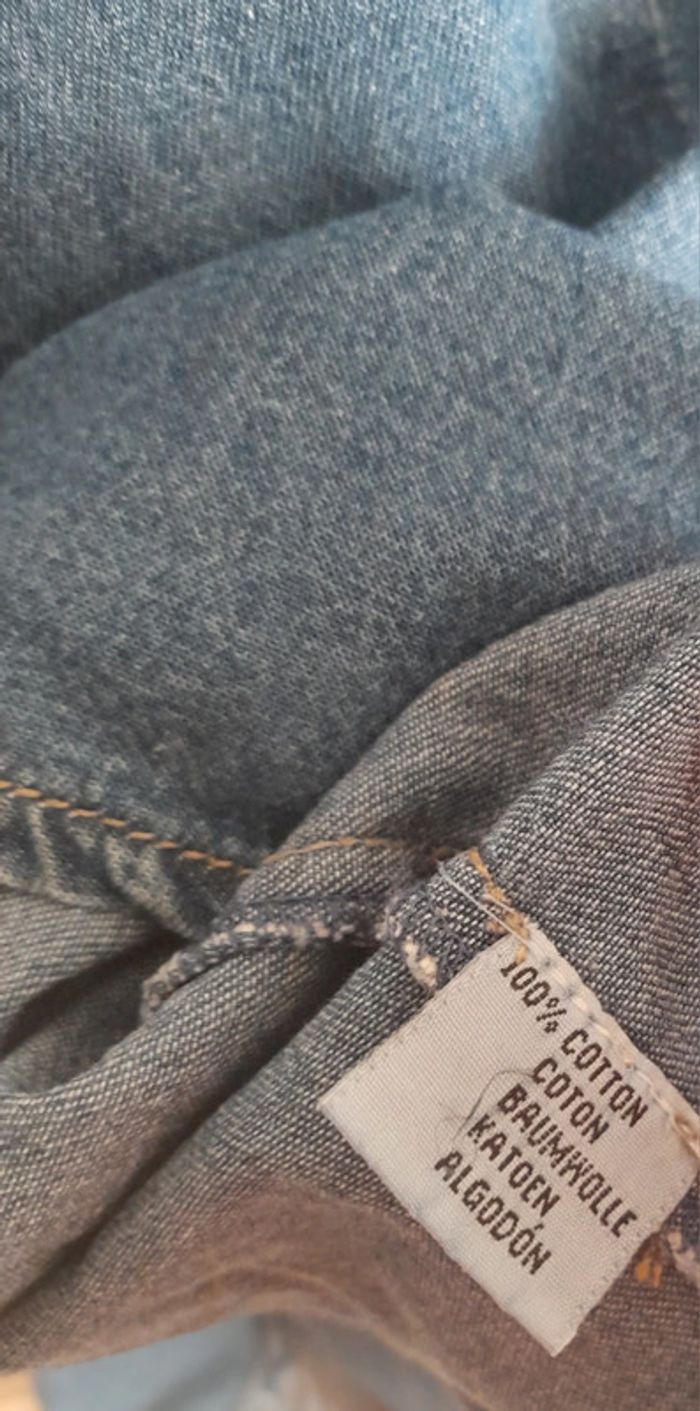 Veste en Jean broderies fleurs 🌸 - photo numéro 4