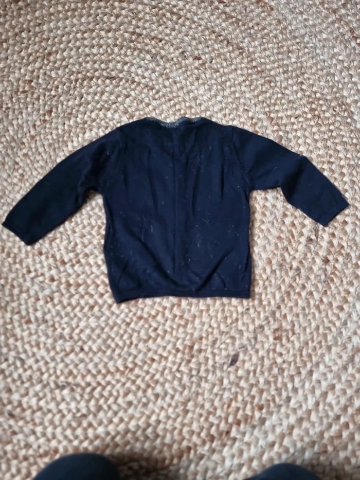 Gilet kiabi noir 6 mois - photo numéro 3
