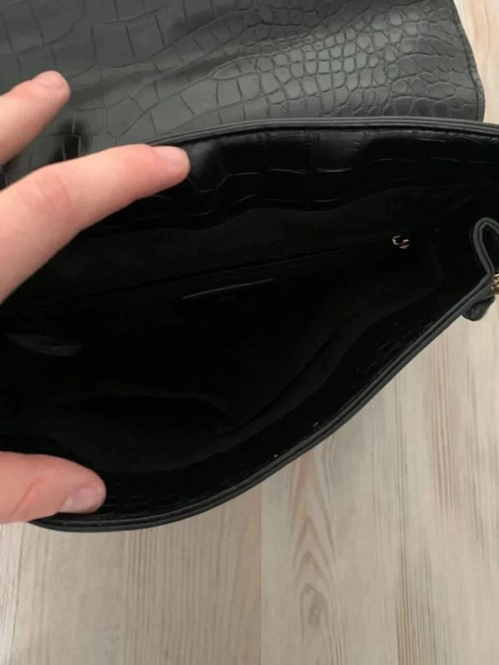 Sac à dos noir , atelier royal effet croco femme – Grande capacité & look chic - photo numéro 6
