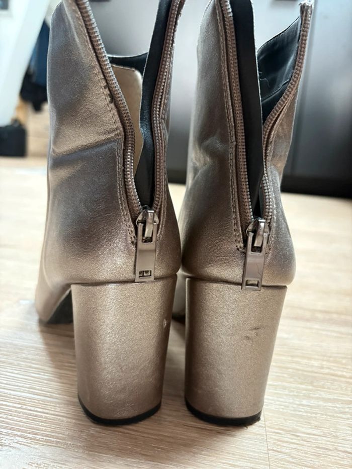 Boots argentés à talons Pimkie 40 - photo numéro 6