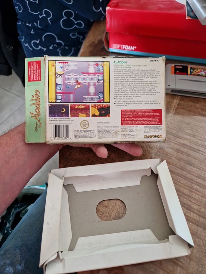 Aladin super Nintendo en boite - photo numéro 7