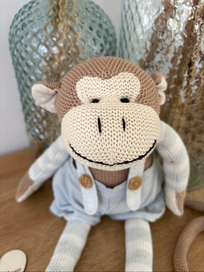 Peluche singe au crochet - photo numéro 2