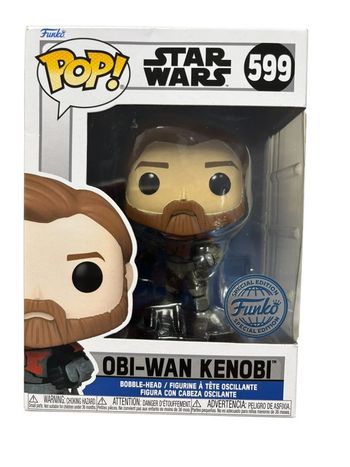 Figurine Funko Pop Star Wars Obi-Wan Kenobi Spécial Édition numéro 599 neuf