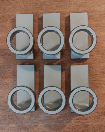 Lot de 6 patères aimantés