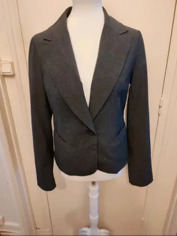 Blazer femme taille 42 à rayures blanches