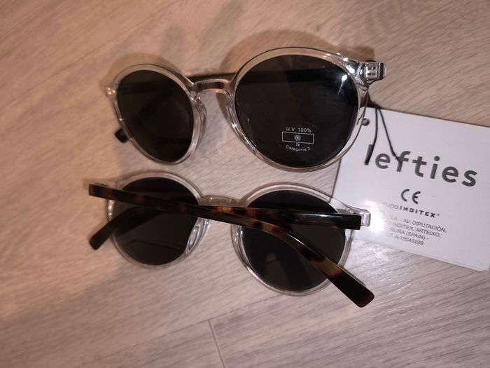 2 paires de lunettes marque lefties - photo numéro 2