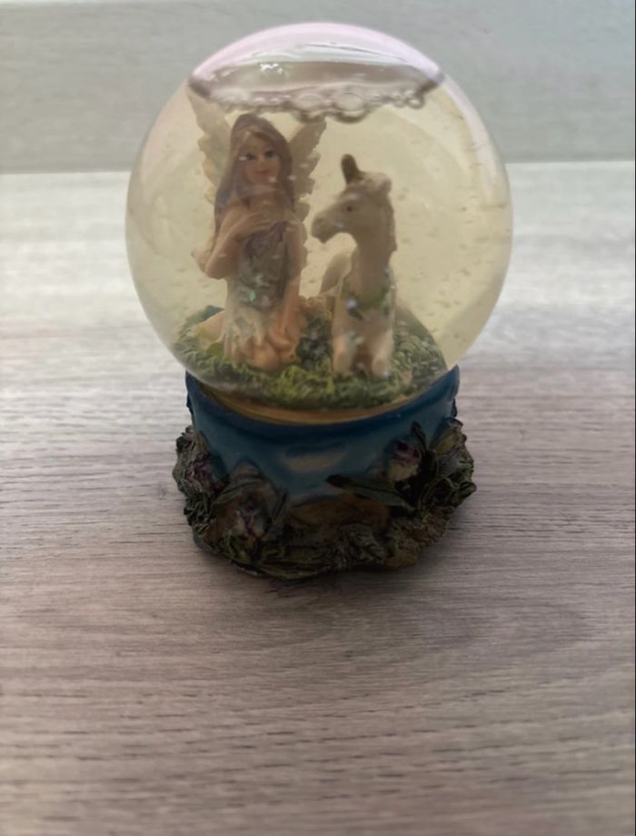 Boule de neige fée et licorne - photo numéro 4