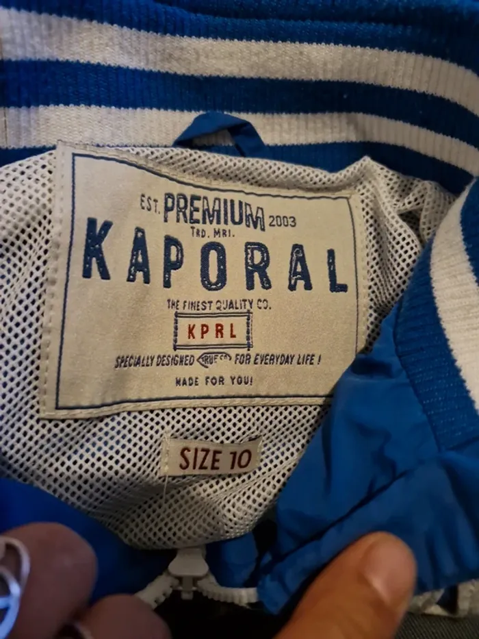 Veste coupe vent 10 ans - photo numéro 4