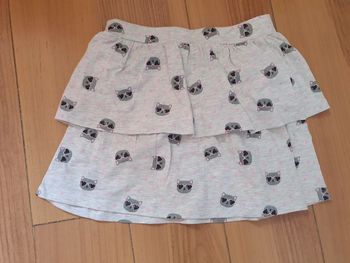 Jupe neuve motif chat - 134 cm
