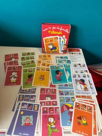 Jeu mon premier jeu de famille t’choupi