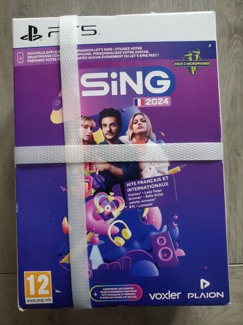 Let's Sing 2024 sur PS5 avec 2 Micros Neuf.