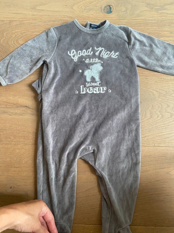Pyjama velours 12 mois Kiabi