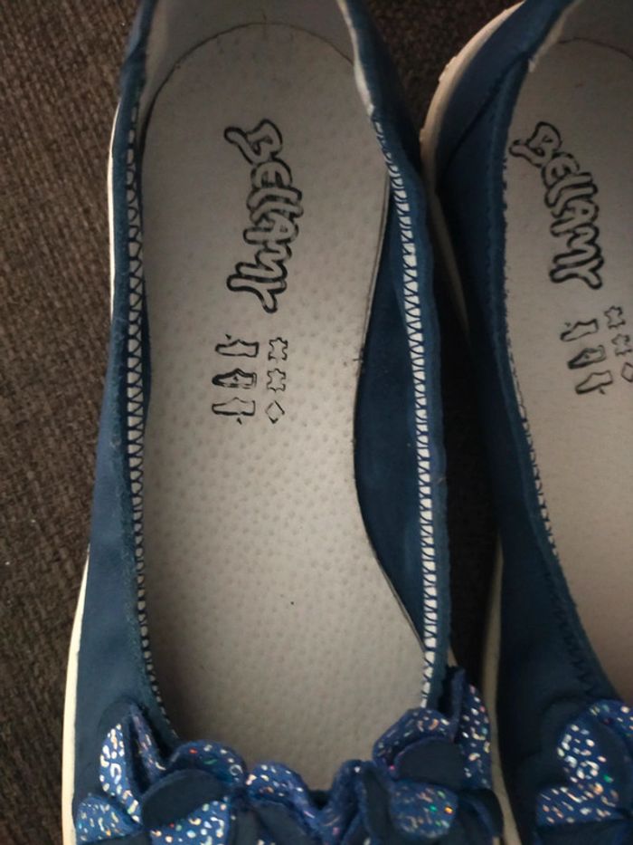 Ballerines neuves Bellamy T 34 bleu - photo numéro 4
