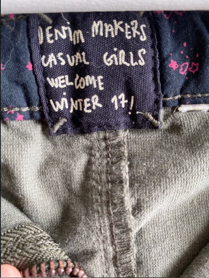 Belle jupe Zara / kaki / 12 ans - photo numéro 4