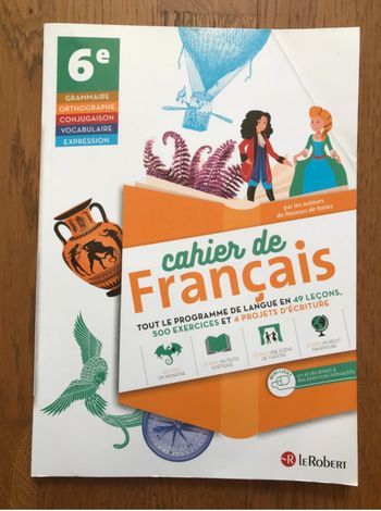 Cahier de français 6ème avec corrigés