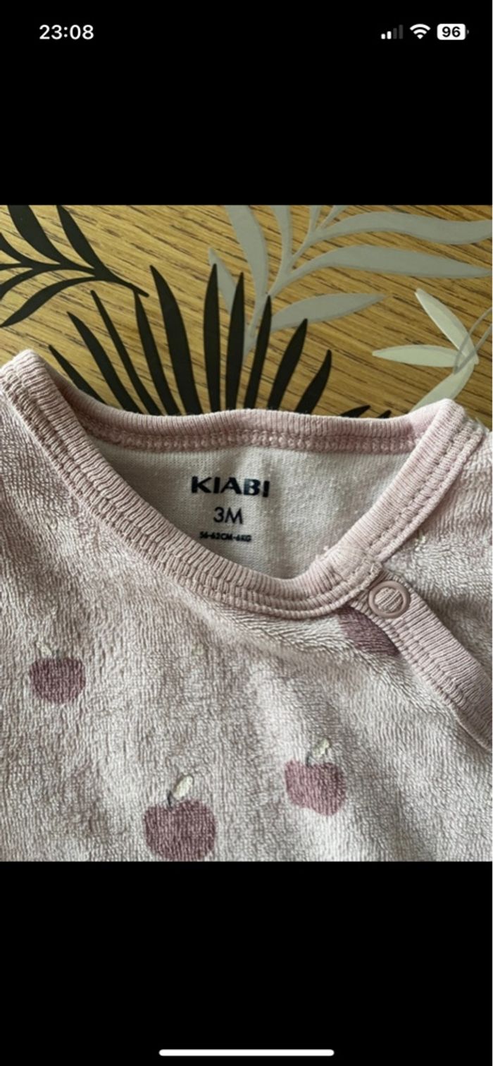 Lot de 2 pyjamas d’hiver croisés kiabi bb 3 mois - photo numéro 5