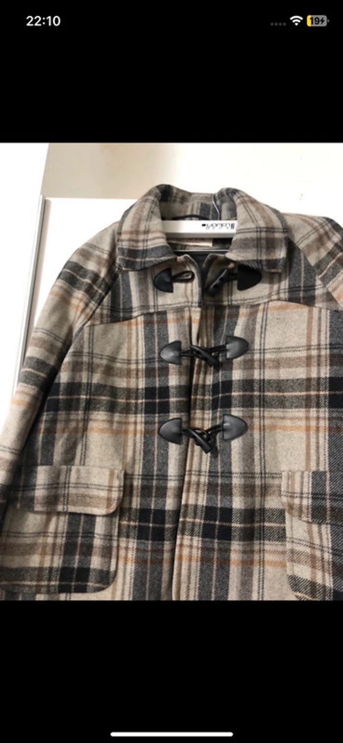 Manteau de laine / duffle-coat. Taille L - photo numéro 2