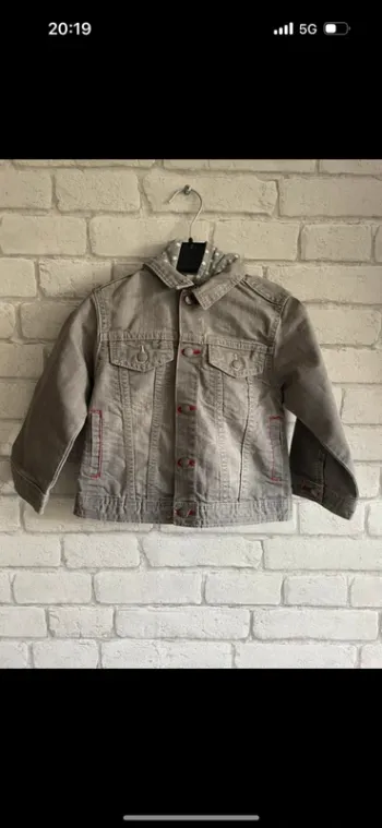 Veste en jeans dpam taille 23 mois