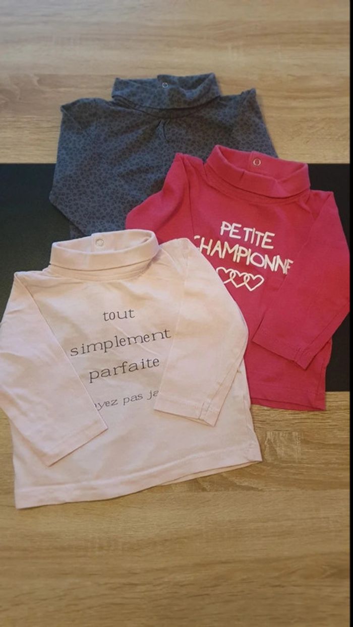 Lot de 3 sous-pulls 18 mois