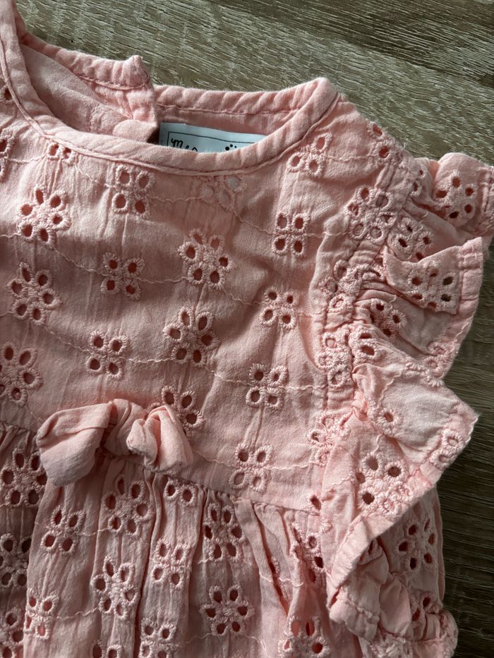 Robe dentelle rose pale MES Petits Cailloux t.3m - photo numéro 2