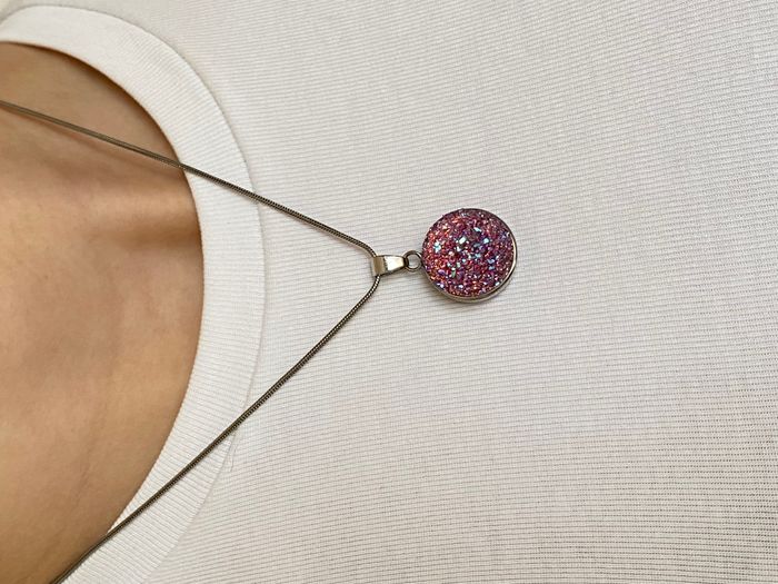 Collier avec 7 boutons pressions interchangeables - photo numéro 3