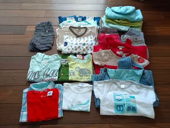 Lot vêtements garçon printemps été 6 mois