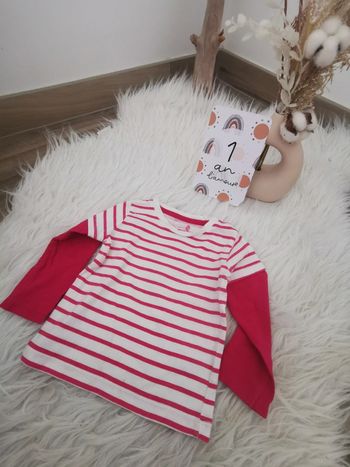 Tee shirt manches longues 12 mois