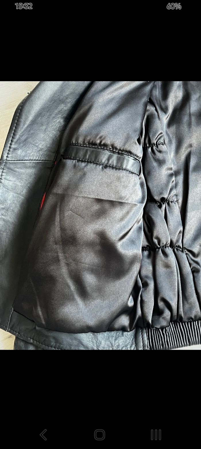 Perfecto en cuir véritable - photo numéro 5