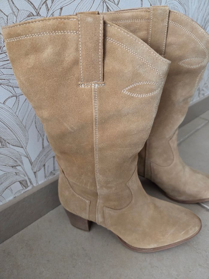 Bottes femme neuve daim promod - photo numéro 2