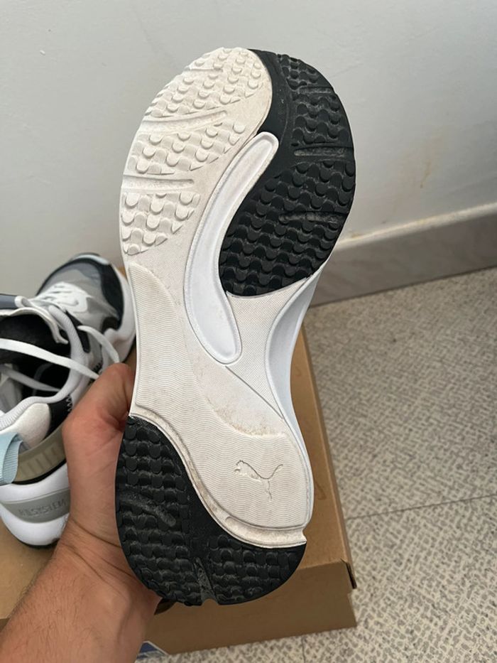 Baskets Puma Noir / Blanc / Gris / Transparent Taille (38) - photo numéro 9