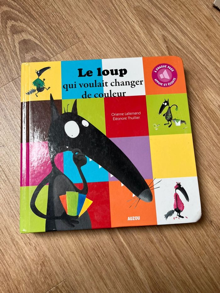 Livre audio le loup qui voulait changer de couleur