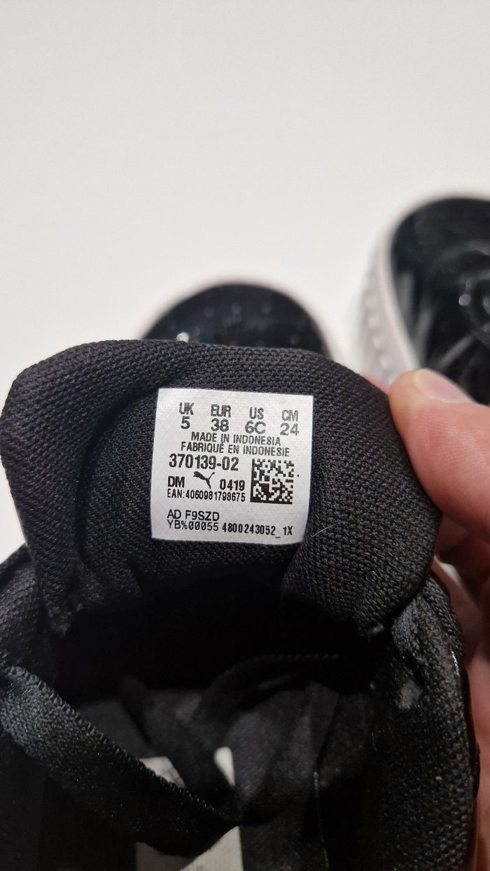 PUMA Cali Patent GS noir vernis taille 38 - photo numéro 3