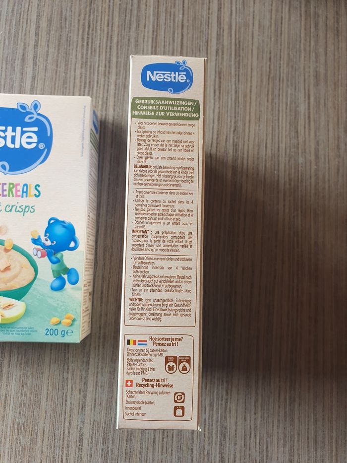 Lot de 2 boites de céréales bébé Nestlé 🦋 - photo numéro 4