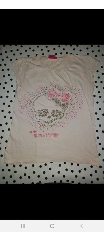 T-shirt fille Monster high 10 ans