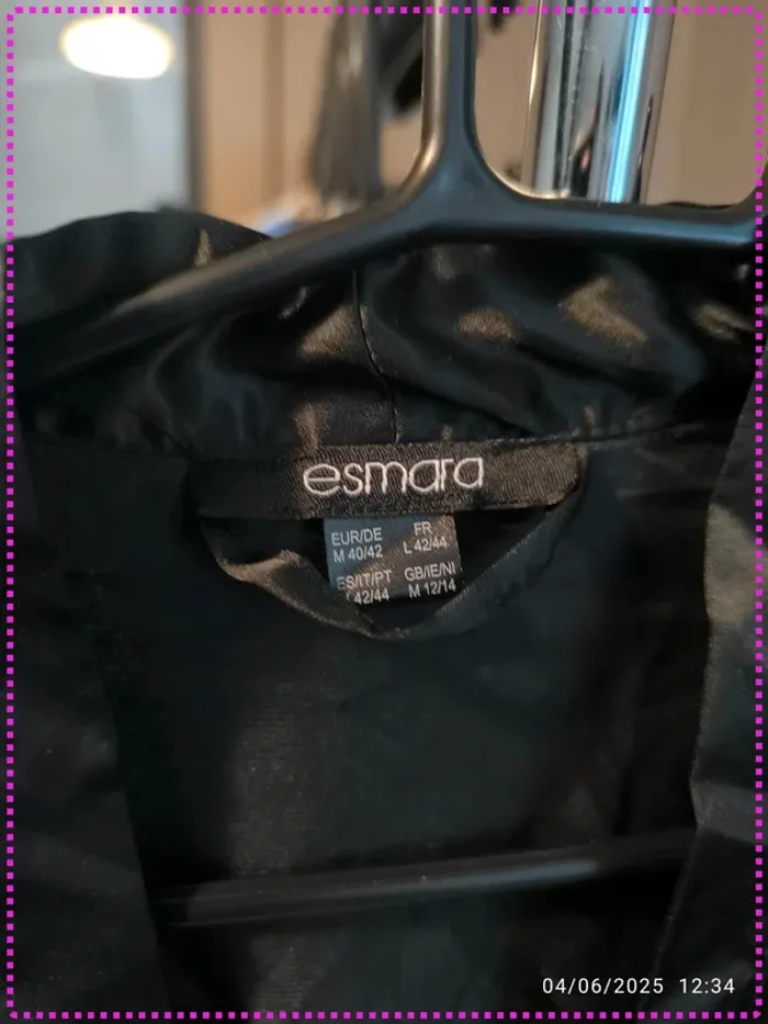 Robe de chambre noire (L) - photo numéro 3