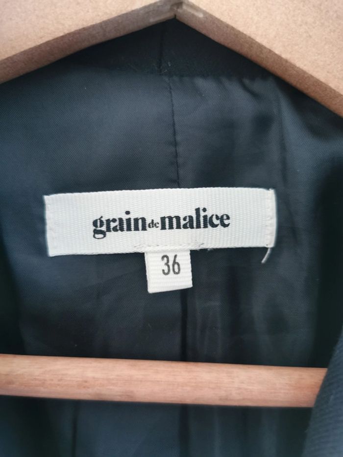Blazer à carreaux gris - Grain de malice - photo numéro 8