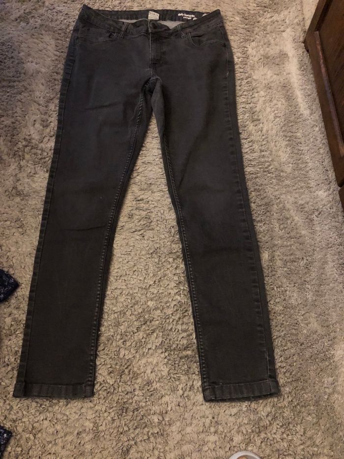 Jeans  gris foncé Cécilia Fashion 44