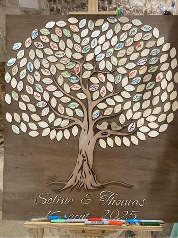 Arbre à empreinte mariage / baptême / anniversaire