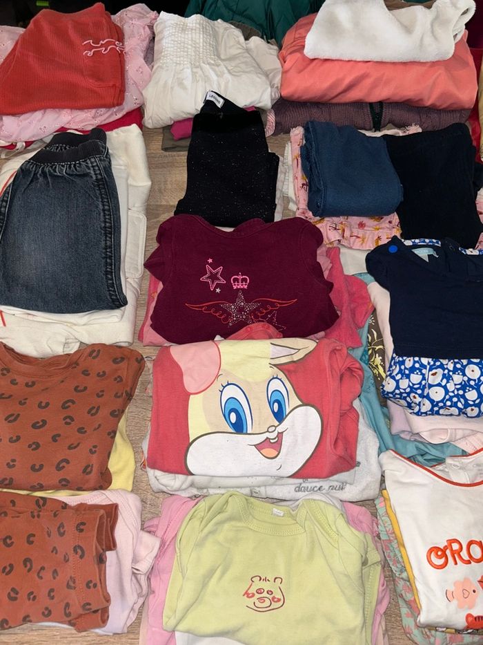 Gros lot de 100 vêtements fille - photo numéro 5
