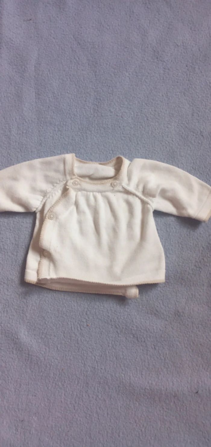 Gilet croisés Vertbaudet taille 45cm