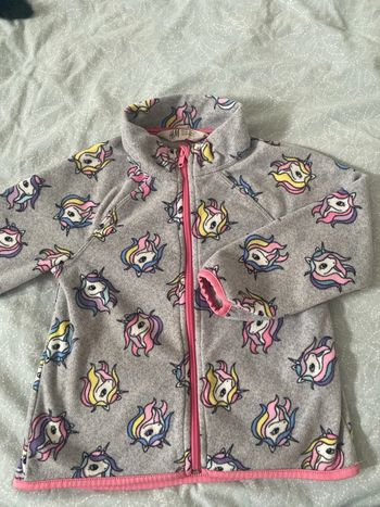 Veste polaire licorne taille 2-4 ans h&m