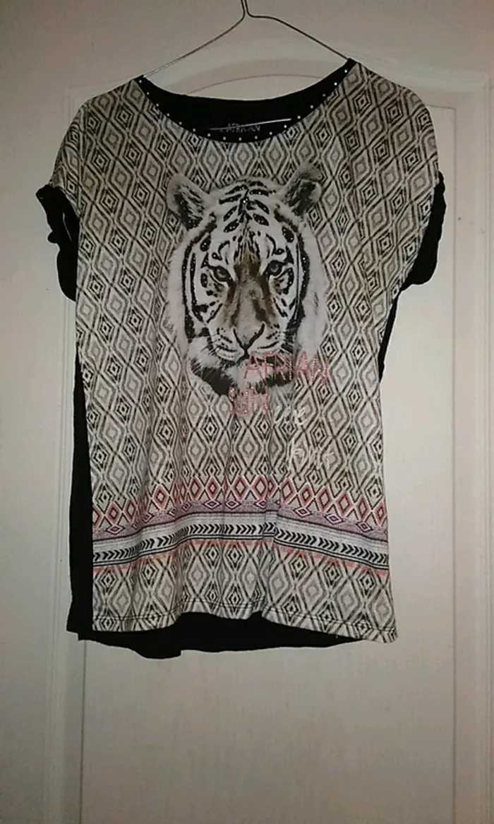 Magnifique top strass style Afrique S
