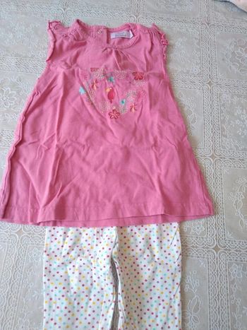 Ensemble legging tunique 6-9 mois