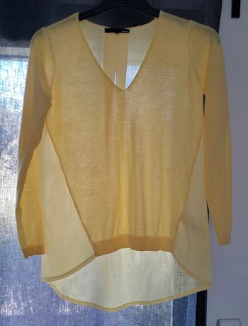 Pull bi matière