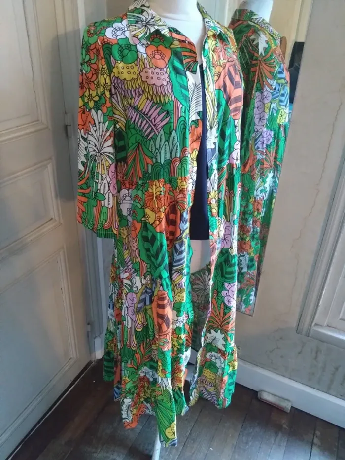 Robe longue Johanna bohème vintage années 70 – style hippie T36-38 - photo numéro 4