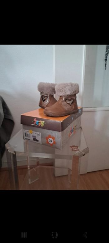 Bottines  molletonné et chaude pointure 20