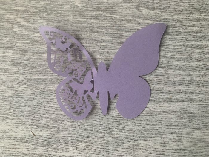 75 marque place papillon Lilas - photo numéro 3